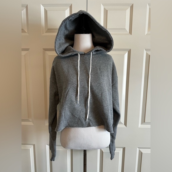 Wild Fable Gray Cropped Hoodie - Picture 1 of 6